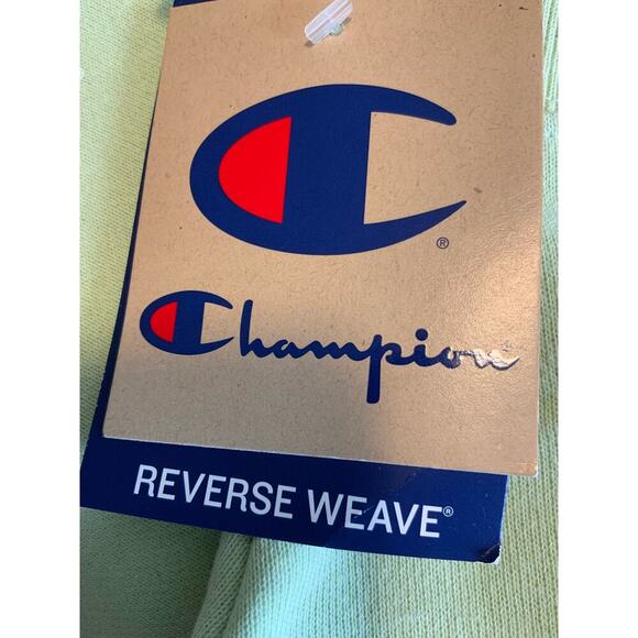 Champion Reverse Weave Crop Fleece Sweatshirt Womens Small Long Sleeve Crew Neck - Picture 10 of 13